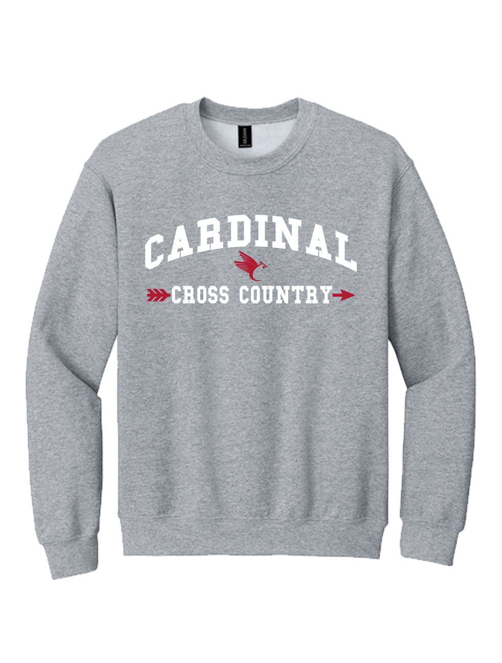 2026 Cross Country Sports Gray Sweatshirt - CAN BE WORN AS SCHOOL OUTERWEAR ON NON MASS DAYS