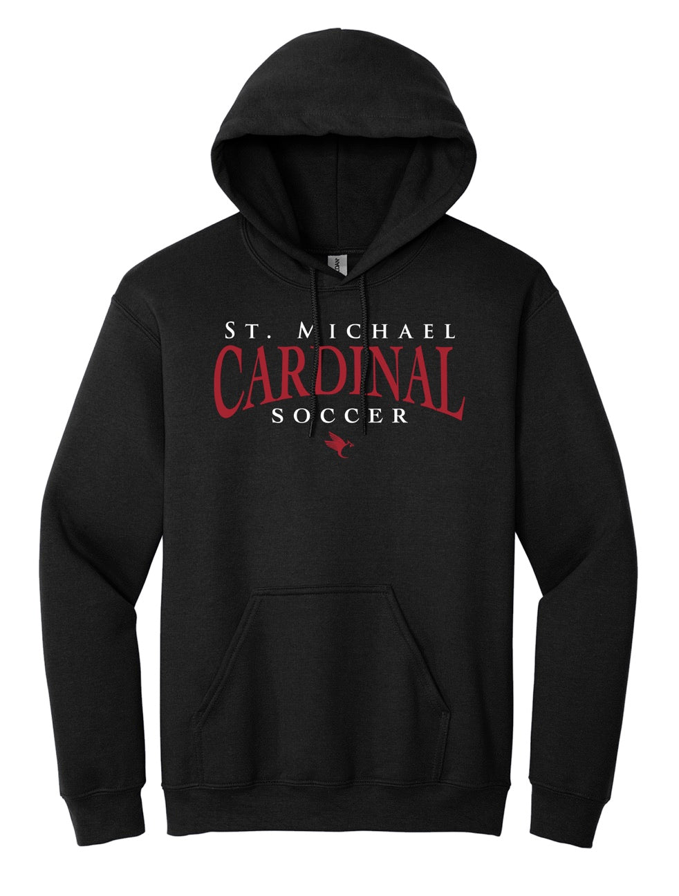 Soccer25 - Black hoodie sweatshirt (Can't be worn as school outerwear)