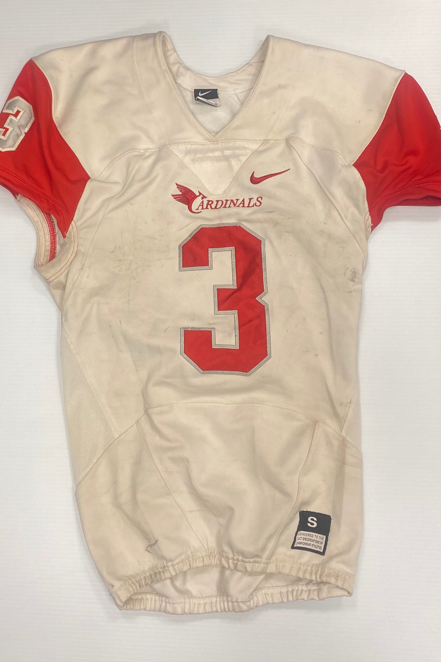 White St. Michael Original Football Jersey from the first football seasons of STM - Only 1 of each number available