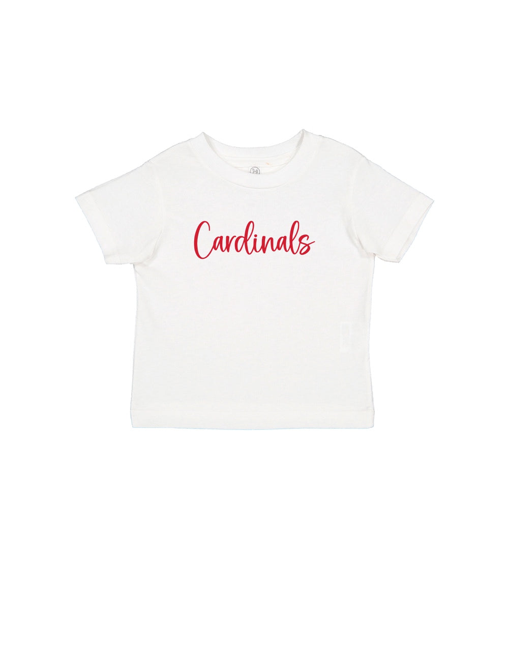 2024- Youth Shirt - Cotton White Curly Script Tee