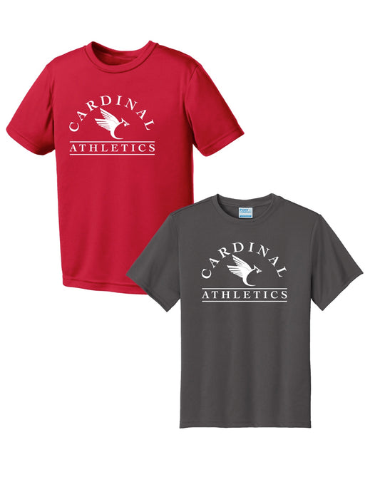 2024- Youth Drifit or Cotton St Michael Tee - Red or Gray