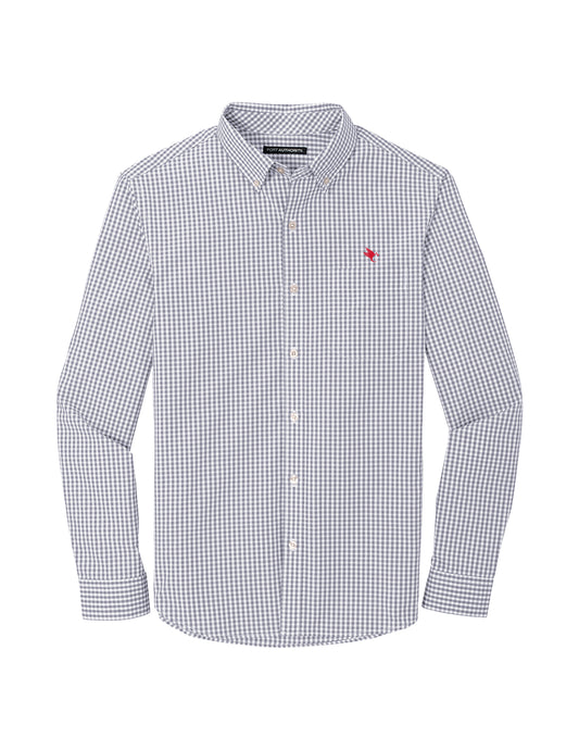 2024 - Button Down - Gray Gingham Oxford shirt