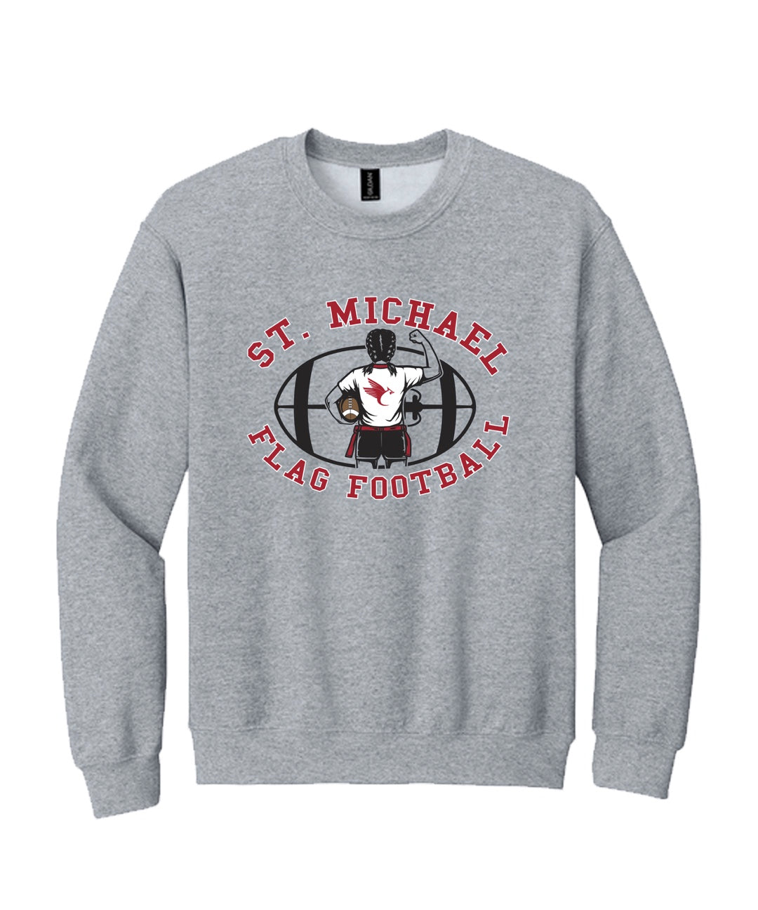 2026 Flag Football Sweatshirt (Can be worn as school outerwear on non-mass days)