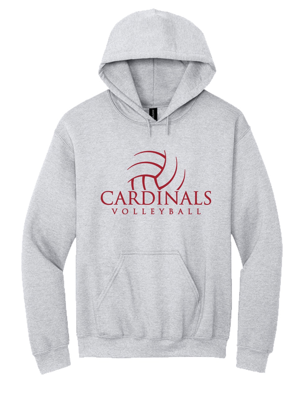 2026 Volleyball Gray Hoodie - CANNOT BE WORN AS SCHOOL OUTERWEAR