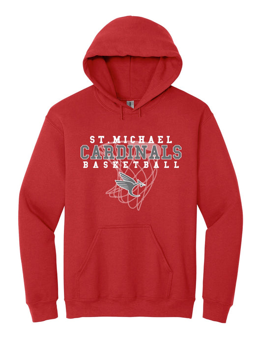 Basketball - Red Hoodie - Cannot be worn as school outerwear
