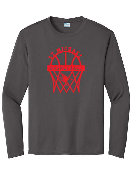 Basketball - LongSleeve Tee - Only Available in White