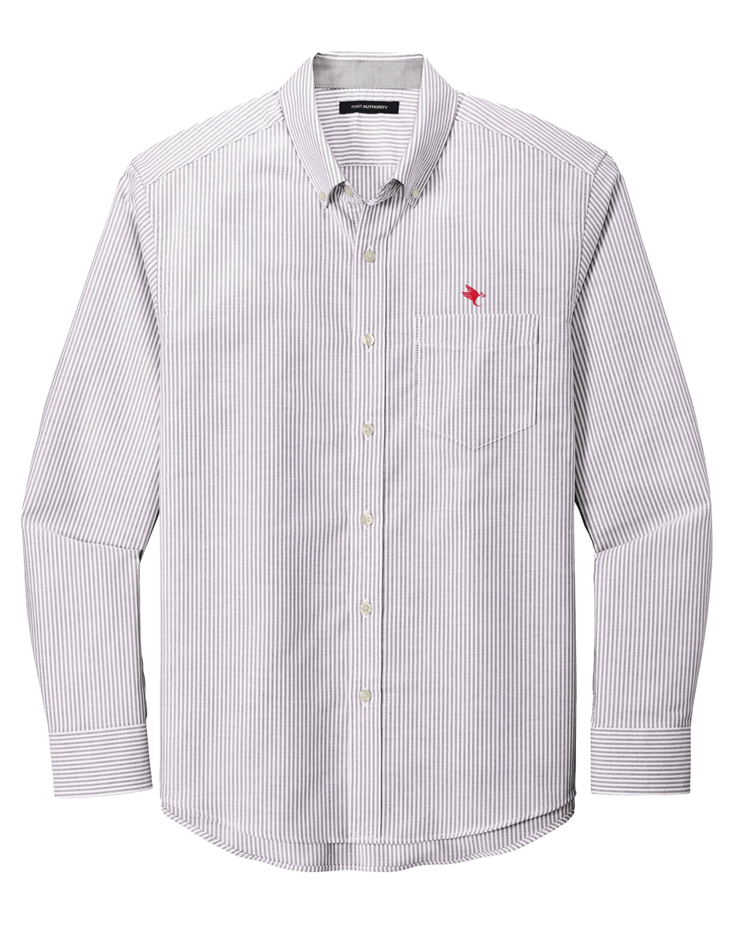 2024 - Button Down - Mens Long Sleeve  - Gray Stripe